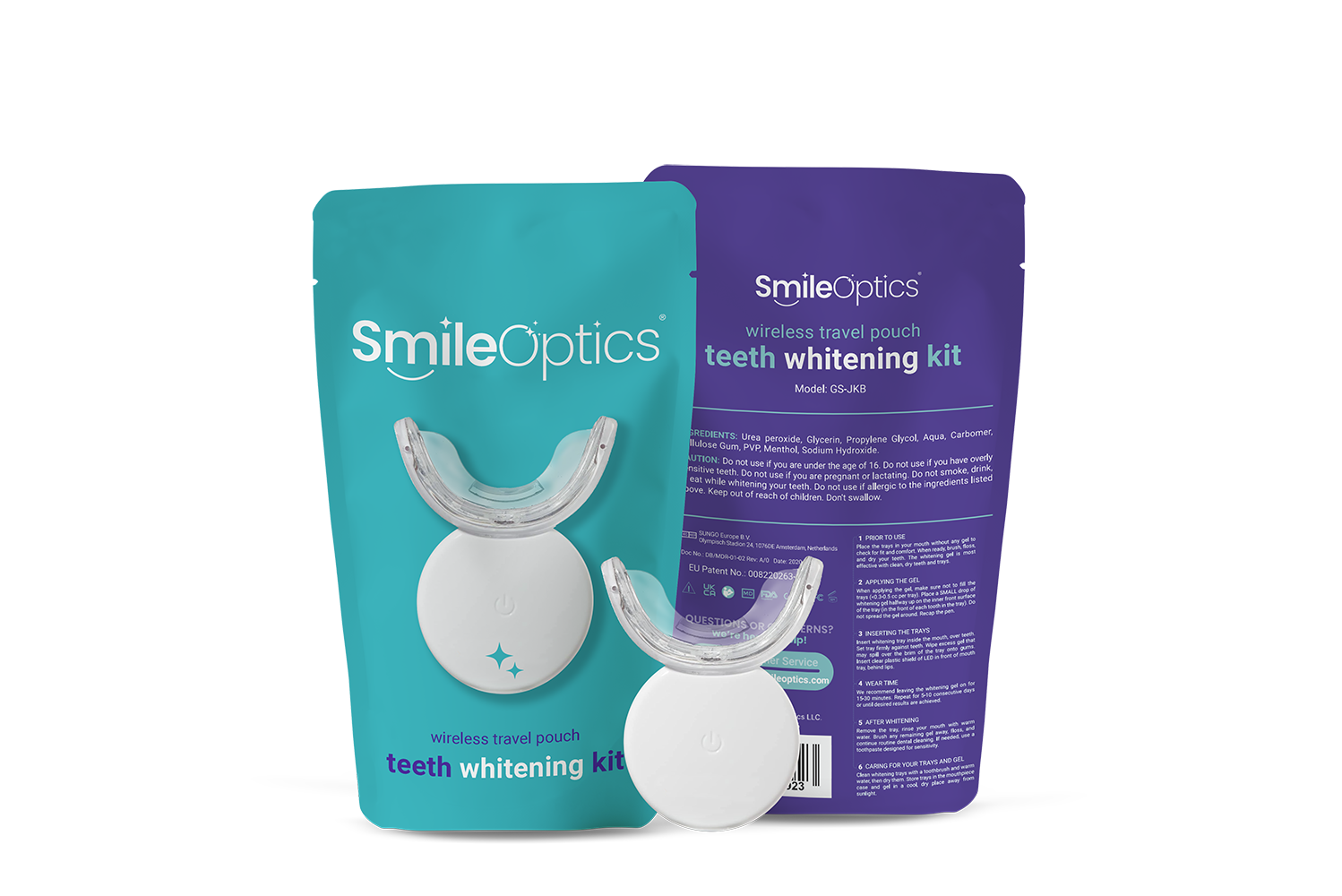 SmileOptics LED Teeth Whitening Travel Kit
